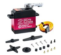 Hosyond DS3225 25kg RC Servo High Torque Full Metal Gears Waterproof Digital Servo Compatible with 1/8, 1/10 RC Cars/Robots/Trucks(Control Angle 270°)
