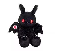 Hot 14'' Black Moth Man Plush Doll Soft Stuffed Animal Halloweentoy Gift New~~