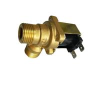 Hot 220V DC 12V 24V DN15 G1/2 Brass Electric Solenoid Valve Normally Closed Water Inlet Switch with Filter(24V)