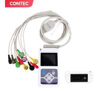 Hot 24 hours 12 Channel ECG/EKG Holter Monitor System TLC5000,software CONTEC,CE