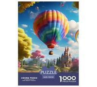 Hot Air Balloon 1000 Piece Paper Jigsaw Puzzles Animation What Happens Next Beautiful Decoration for Adults And Kids 70x50cm/1000pcs