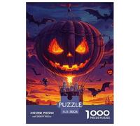 Hot Air Balloon 1000 Piece Puzzles Age 14+ for Adults Natural Scenery Whimsical Challenge Colourful Creativity Gift Giving 100% Recycled Cardboard Jumbo 38x26cm/1000pcs