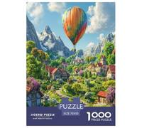 Hot Air Balloon 1000 Pieces Premium Jigsaw Age 3+ Quirky, Abstract Design, Home Decoration, Educational, Challenging Puzzle Games 70x50cm/1000pcs