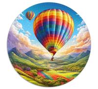 Hot Air Balloon 1000pcs Animation Jigsaw Puzzles Impossible Puzzle Beautiful Decoration for Adults And Kids 1000pcs (67.5x67.5cm)