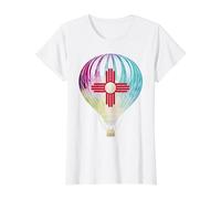 Hot Air Balloon Albuquerque New Mexico Vintage Value Graphic T-Shirt, Women, White, L