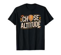 Hot Air Balloon Altitude Identity Minimalist Inspirational T-Shirt