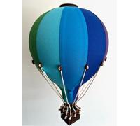 Hot Air Balloon Decor Nursery | Baby Kids Room Hanging Mobile Set (Multi 10 Colour, Medium)