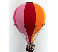Hot Air Balloon Decor Nursery | Baby Kids Room Hanging Mobile Set (Multi 10 Colour, Small)
