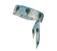 Hot air Balloon Flying high Sweat-Absorbing Sports Headband, Non-Slip and Adjustable, Running, Basketball, Yoga Sports Headband