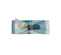 Hot air balloon flying highBow headband, patterned baby bow hair accessory, suitable for newborns, infants, and everyday wear