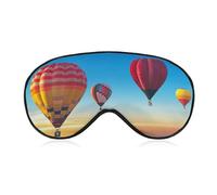 Hot Air Balloon Flying Over The Mountains Unisex Light-Blocking Eye Mask Sleep Mask Suitable for Naps at Home, in The Office, and on Airplanes, Style-1-3