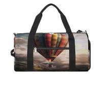 Hot Air Balloon Gym Bag Travel Duffel Bags for Men Women Large Weekender Bags Carry On Overnight Duffle Bag with Shoe Compartment for Workout, style, One Size
