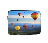 Hot Air Balloon In The Sky Laptop Bag Handheld Portable Briefcase Shockproof Protective Sleeve Computer Inner Bag For 12 inch inch Laptop, Black, 12 inch