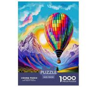 Hot Air Balloon Jigsaw Puzzles Puzzles for Adults Kids. 1000 Pieces Whimsical Challenge Toy Educational Games Home Decoration for Adults& Kids Age 14 Years Up 70x50cm/1000pcs