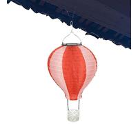 Hot Air Balloon Lantern - Decorative Paper Light, Foldable Lightweight Design, Colorful Floating Pattern, Fire Resistant Construction | for Outdoor Party, Wedding Festival, Garden, Large