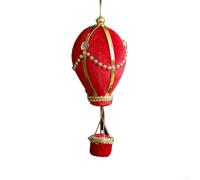 Hot Air Balloon Lantern Themed Christmas Ornaments for Spreading Festive Cheer (RedA)