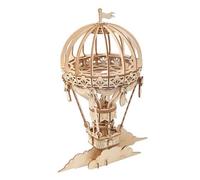 Hot Air Balloon Model Kit 3D Wooden Puzzle Construction - Classic Toy Gift