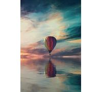 Hot Air Balloon Notebook Journal: Colorful Hot Air Balloon Journal Notebook