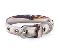 Hot Air Balloon Over The Sea Pet Collar, Adjustable Dog Collars with Buckle Stainless Steel D-Ring, Comfortable Collar for Small Medium Dogs and Cats