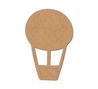 Hot Air Balloon Pre Marked Shape 3 - Premium MDF & Plywood Embellishments Laser Cut Craft Shapes for Scrapbooking, Card Making, DIY Decor, Weddings & Personalized Projects