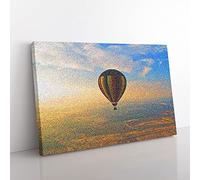 Hot Air Balloon Ride by Georges Seurat Canvas Wall Art Print 30x20 Inch