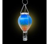 Hot Air Balloon Solar Lantern, ing Solar Lanterns with Flickering Flame, Colorful Outdoor Lights Waterproof Lanterns, Solar Hot Air Balloon Flame ing Garden Light for Lawn Porch