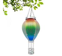 Hot Air Balloon Solar Lantern, ing Solar Lanterns with Flickering Flame, Colorful Outdoor Lights Waterproof Lanterns, Solar Hot Air Balloon Flame ing Garden Light for Lawn Porch