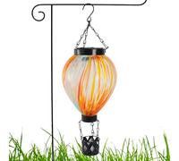Hot Air Balloon Solar Lantern,Yard Decoration Lantern - Fence Lamps Waterproof,for Homeowners Garden Holiday Decorators Landscape Artists Party Hosts Pathway Backyard Fence Porch Wedding
