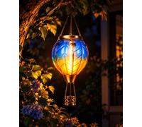 Hot Air Balloon Solar Light,Garden Gift,Housewarming Present,Birthday Gift | Handmade Christmas gifts,Solar Powered Lantern, Waterproof Outdoor Patio Gift,Home and Garden Gift