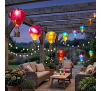 Hot Air Balloon String Lights 4.7m Cable Length Outdoor Fairy Lights LED's