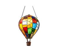 Hot Air Balloon Sun Catcher, Acrylic Hot Air Balloon Wall Hangable Colored Decor Outdoor Ornaments Indoor Hangable for Home (B)
