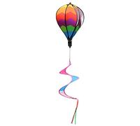 Hot Air Balloon Wind Spinner Rainbow Pinwheel Windsocks Spiral Windmill for Outdoor Garden Yard Lawn Decoration Gift