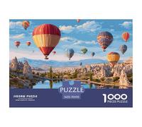 Hot Air Balloons 1000 Piece Jigsaw Puzzle for Adults Paper Puzzle Game Cappadocia Relax Focus Home 70x50cm/1000pcs