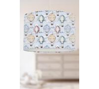 Hot Air Balloons and Clouds Lampshade Big Little Bedrooms Multi 35cm diameter x 21cm high