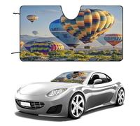 Hot Air Balloons Car Windshield Sun Shade Thickened Automotive Glass Sunshade Foldable Sun Shade Keeps Your Vehicle Cool Universal Windshield Cover for Car Trucks SUV