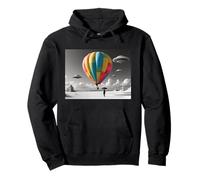 Hot Air Balloons Journey To The Unknown Pullover Hoodie