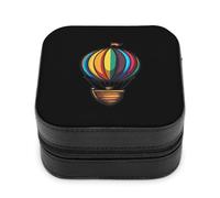 Hot Air Balloons Leather Jewelry Box Jewelry Organizer Boxes Mini Storage Case for Women Travel Gift