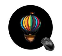 Hot Air Balloons Mouse Pad Round Mousepads Desk Mat for Office Laptops
