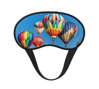 Hot Air Balloons Print Sleep Eye Mask Light Blocking Soft and Comfortable Night Eye Blinder for Women Men for Sleeping Travel Night Shift