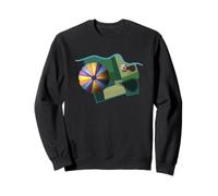 Hot air balloons seen from above Sweatshirt