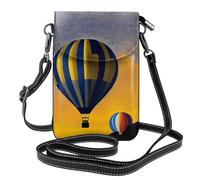 Hot air balloons take off This lightweight, unisex flap crossbody bag frees up your hands and is suitable for travel, holidays, and everyday use.
