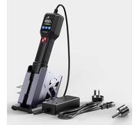 Hot Air Desoldering Station - Mini Smart Soldering Heat Gun with LCD Display, Adjustable Temperature and Wind Speed for DIY Welding and Repair