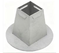 Hot Air for Nozzle for BGA Rework Station for tc4 Material Design IC Repair Electronics Welding Straight Spiral Bent Square Tip(Lower 20mm*20mm)
