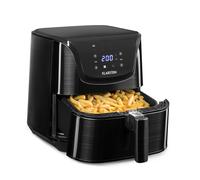 Hot Air Fryer Kitchen Oil Free Steel 8 Programs 5.4L Timer LCD Touch 1700W Black