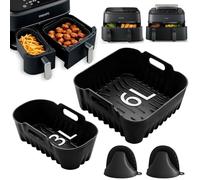 Hot Air Fryer Silicone Mould for Philips Dual Basket 9L (6L + 3L)