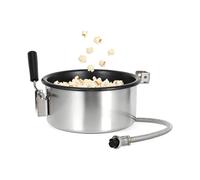 Hot Air Popcorn Machine Accessories, Popcorn Pot with Non-Stick 25 mm 3-Hole Connection, Anti Burning Attachment 8oz