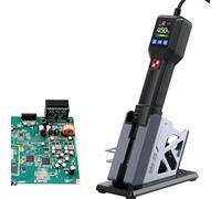 Hot Air Rework Station, Soldering Heat Gun with LED Digital Display, 100-450°C Temp, 20 Speed Settings, for Welding Repair Crafting Shrink