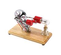 Hot Air Stirling Engine Model LED Electricity Power Generator Educational Science Kit for Children
