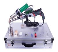 Hot Air Welding Gun for Plastic TPO PVC Vinyl with Speed Nozzle and Roller Rod Kit