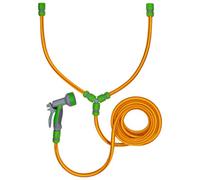 Hot And Cold Dog Shower Kit - 5M Garden Hose With Hose Gun Various Spray Patterns